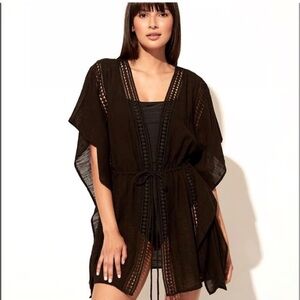 NWT Bleu Rod Beattie swim suit cover up. Lace details. Tie front. Beach vacation